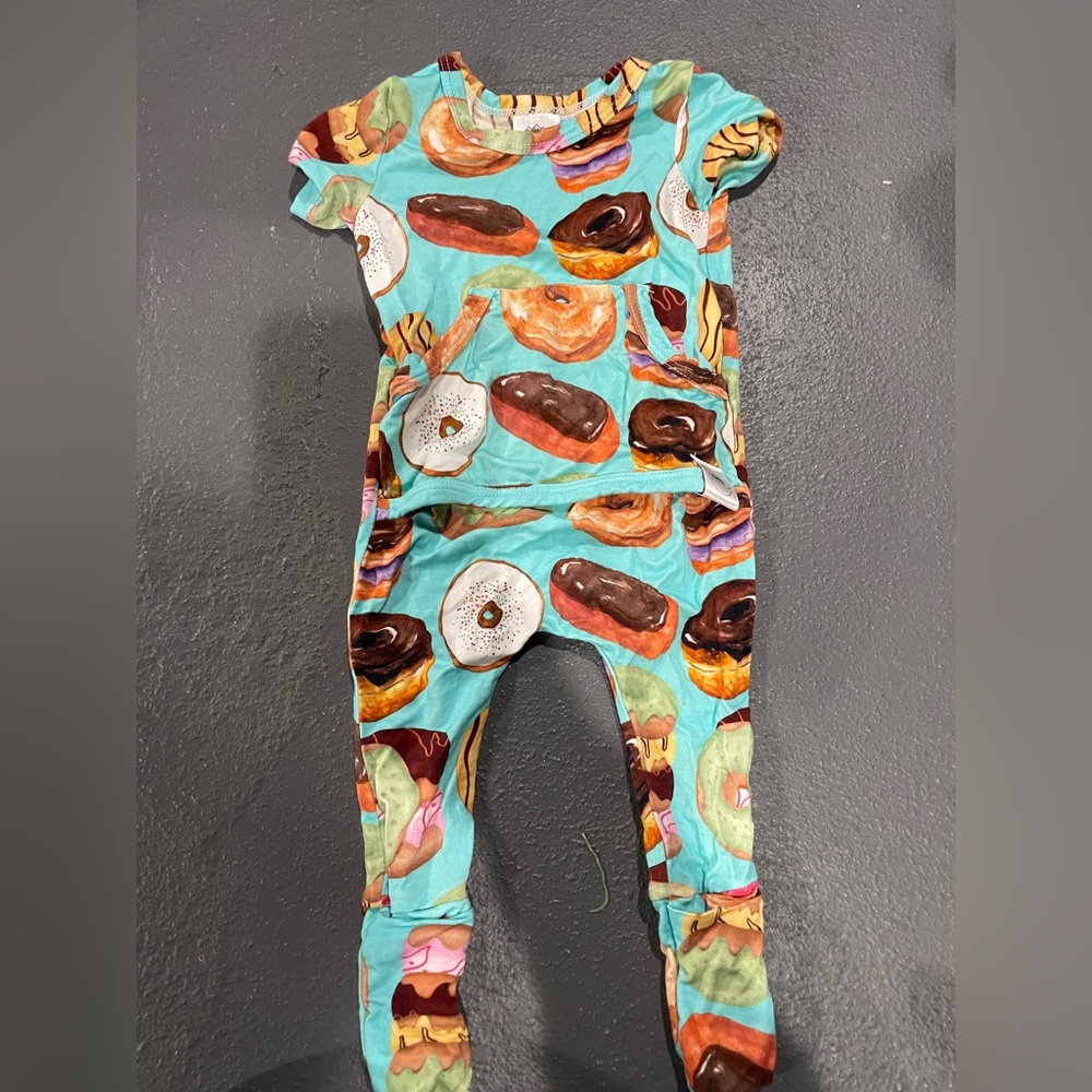 Ready Set Romper Donut Print Size 0/6 Months